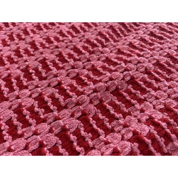 ZARA TEXTURED KNIT BODYSUIT Pinkish Red M - Picture 3 of 7